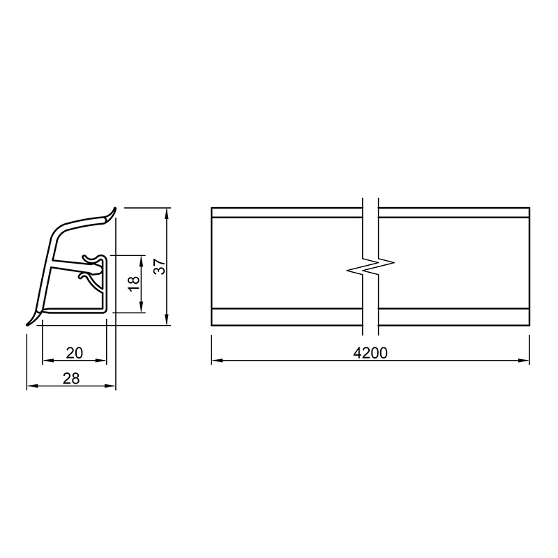 Бортик 118 LUXEFORM W315 Портор 4,2м (акс.94110) Бортик 118 LUXEFORM W315 Портор 4,2м (акс.94110)