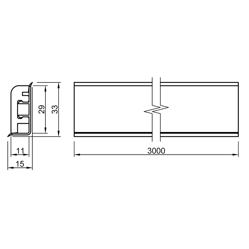 Бортик Thermoplast ITALO WAP серебристая щетка 1200 L-3m (акс.820) Бортик Thermoplast ITALO WAP серебристая щетка 1200 L-3m (акс.820)
