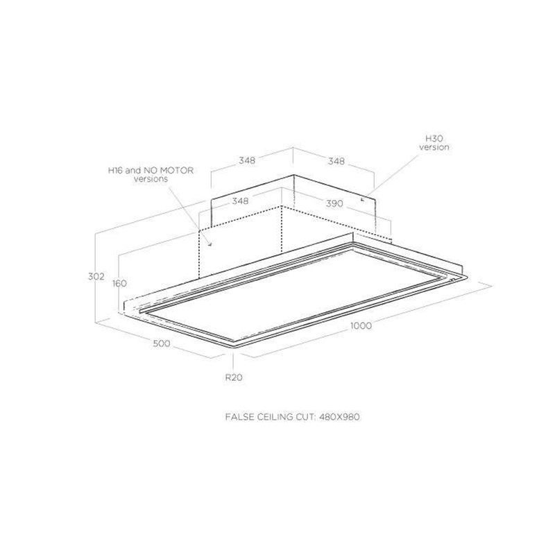 Вытяжка Островная SKYDOME H16 A / 100 Белая ELICA Вытяжка Островная SKYDOME H16 A / 100 Белая ELICA