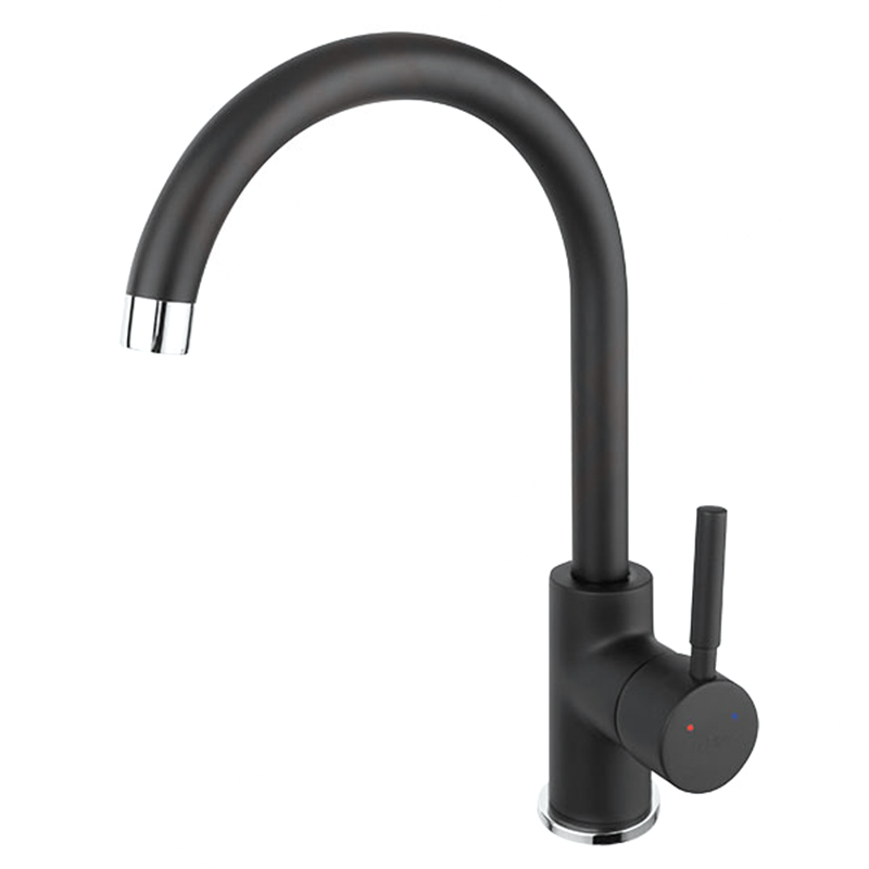 Смеситель Lugio black черный матовый Ferro