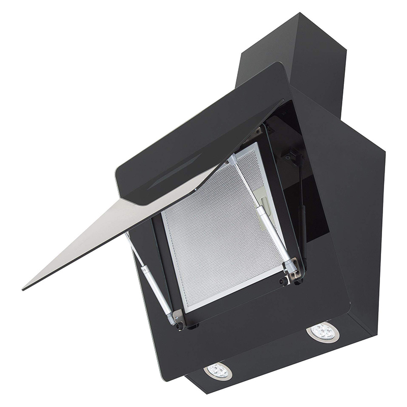 Вытяжка BRAVO BL A/60/GL/K 600мм черная INTERLINE Вытяжка BRAVO BL A/60/GL/K 600мм черная INTERLINE
