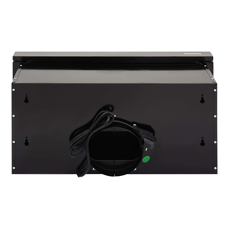 Вытяжка телескопическая SLIM BL A/60/2/T 600мм черная INTERLINE