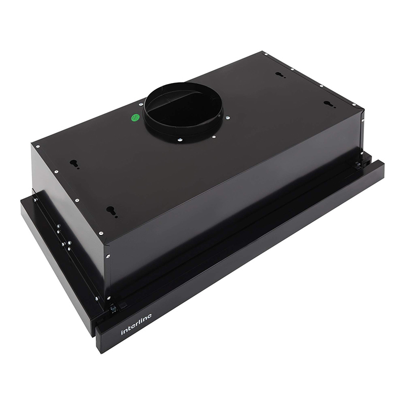 Вытяжка телескопическая SLIM BL A/60/2/T 600мм черная INTERLINE