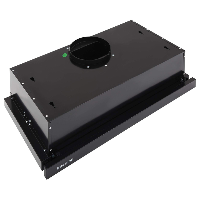 Вытяжка телескопическая DELI BL A/60/2/T 600мм черная INTERLINE Вытяжка телескопическая DELI BL A/60/2/T 600мм черная INTERLINE