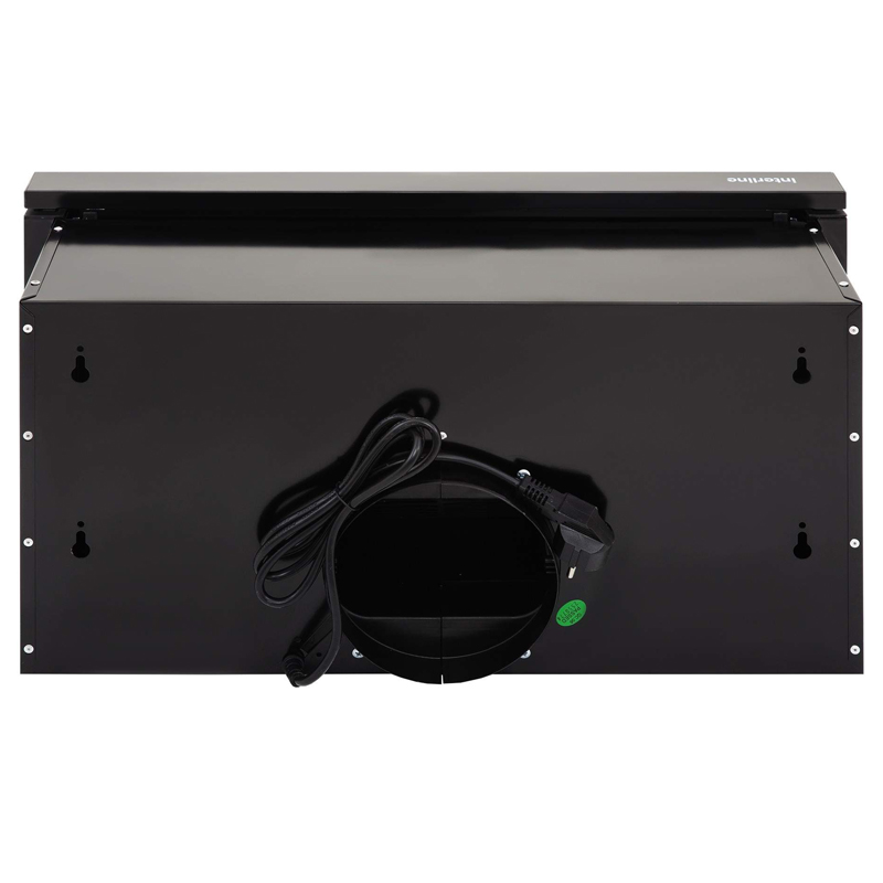 Вытяжка телескопическая DELI BL A/60/2/T 600мм черная INTERLINE Вытяжка телескопическая DELI BL A/60/2/T 600мм черная INTERLINE