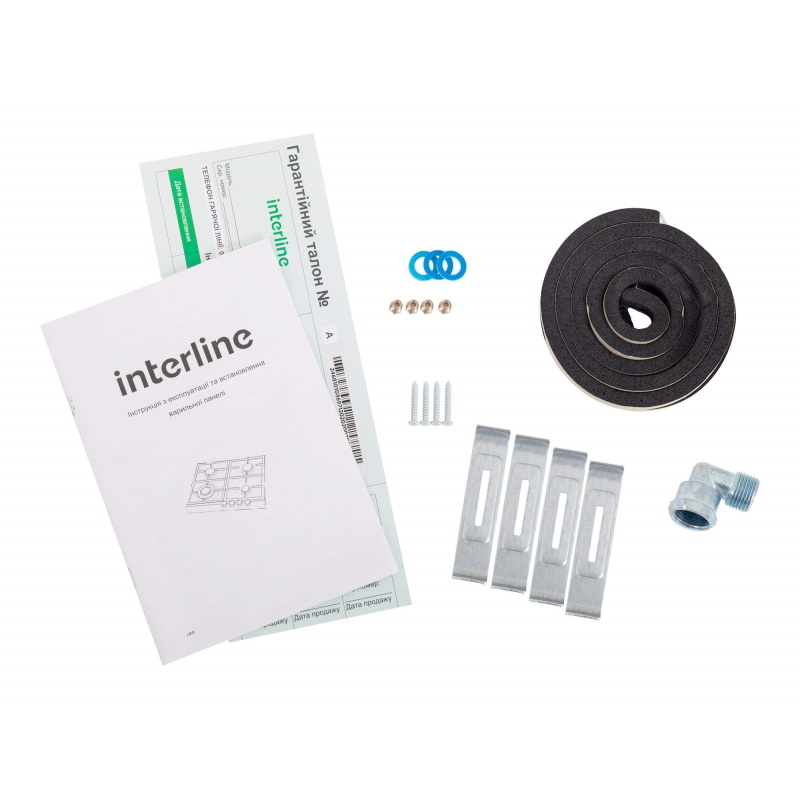 Газова поверхня чорна INTERLINE VGE 463 FGK BA