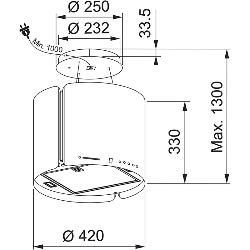 Вытяжка FSMS F42 WH MATT белый матовый Franke (345.0654.932)