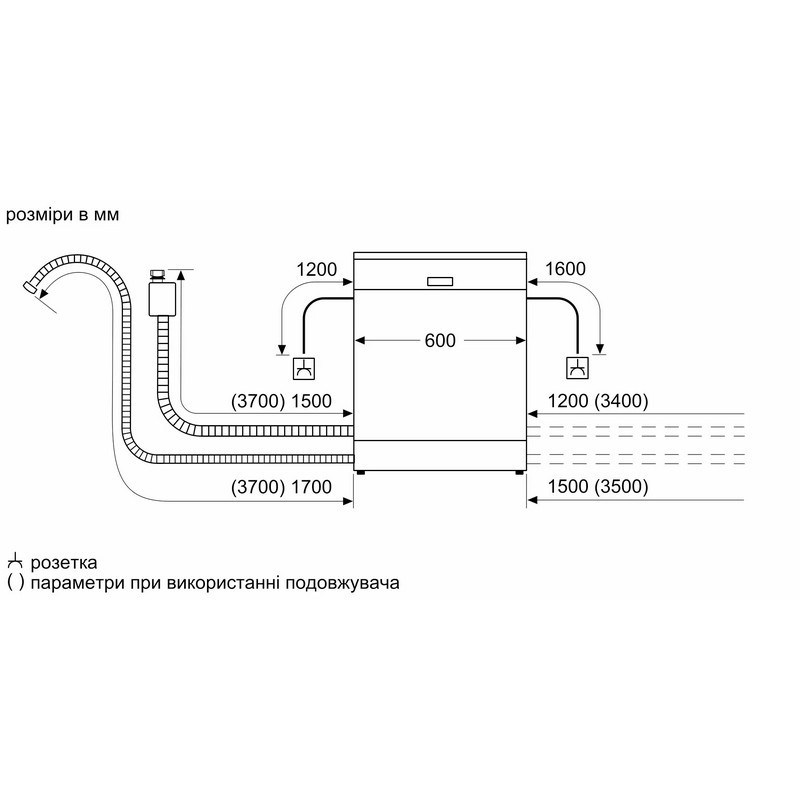 Встраиваемая посудомоечная машина SMV2IVX00K Bosch (60см)