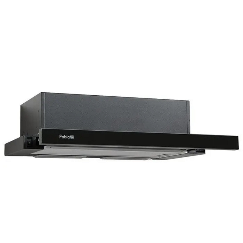 Витяжка телескопічна чорна Slim 60см Lux Fabiano Витяжка телескопічна чорна Slim 60см Lux Fabiano