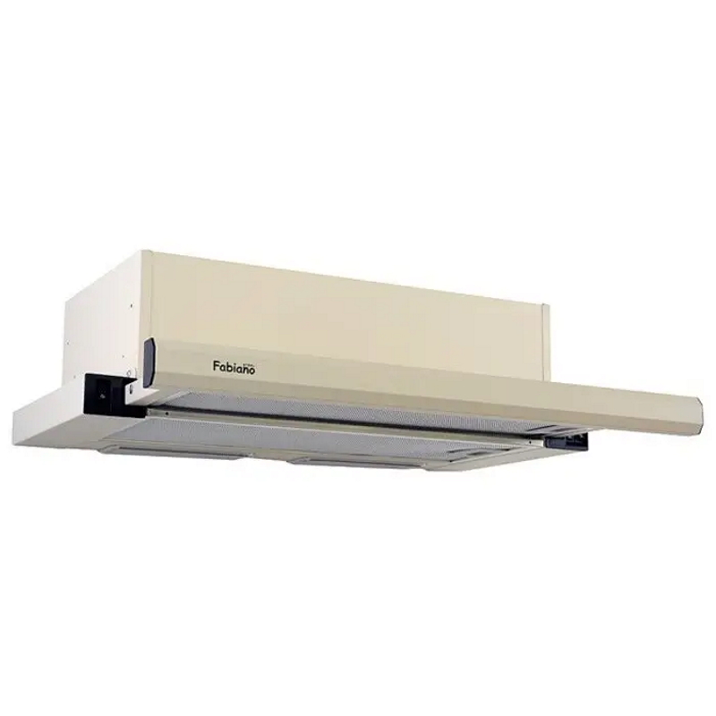 Витяжка телескопічна бежева  Slim 60см Lux Fabiano