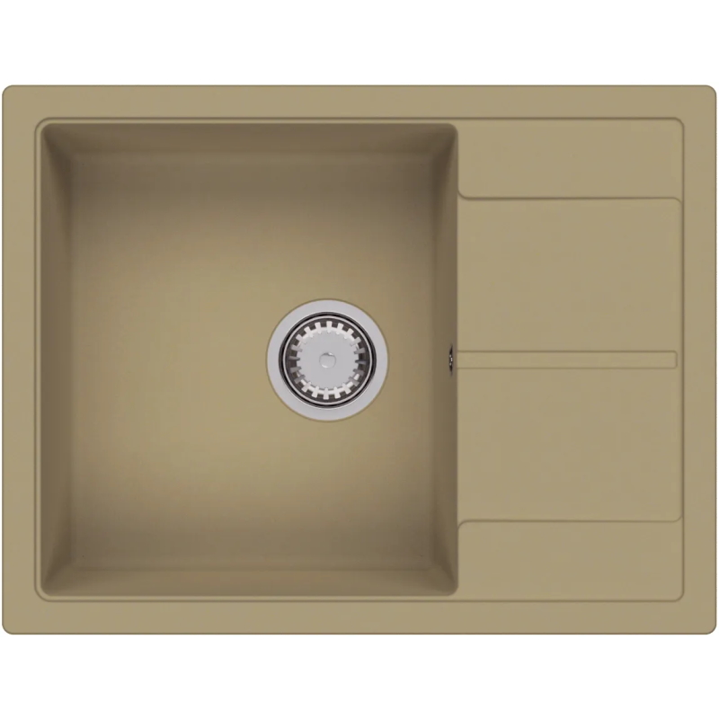 Мойка гранит Cubix 65x50 бежевый Fabiano