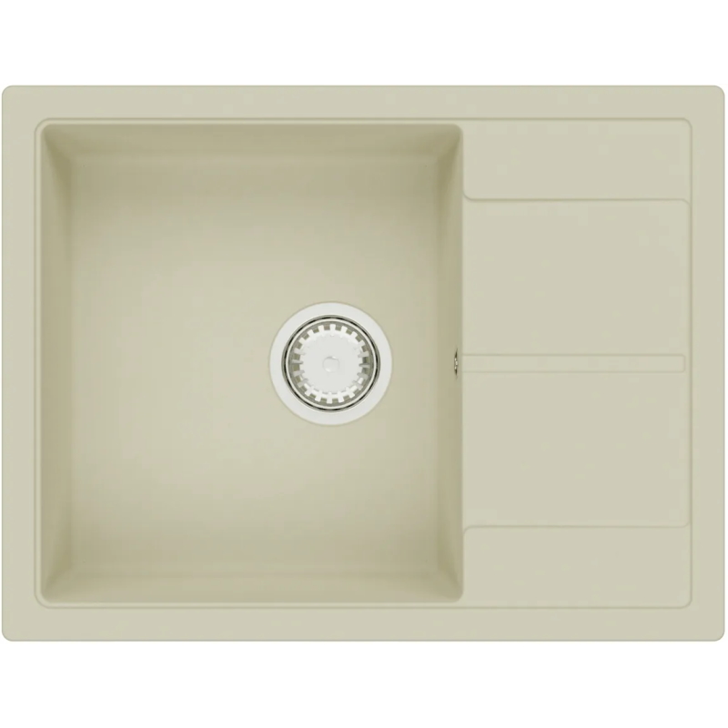 Мойка гранит Cubix 65x50 кремовый Fabiano