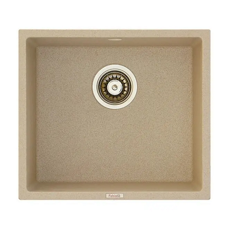 Мойка гранит Quadro 45x40 бежевый Fabiano Мойка гранит Quadro 45x40 бежевый Fabiano
