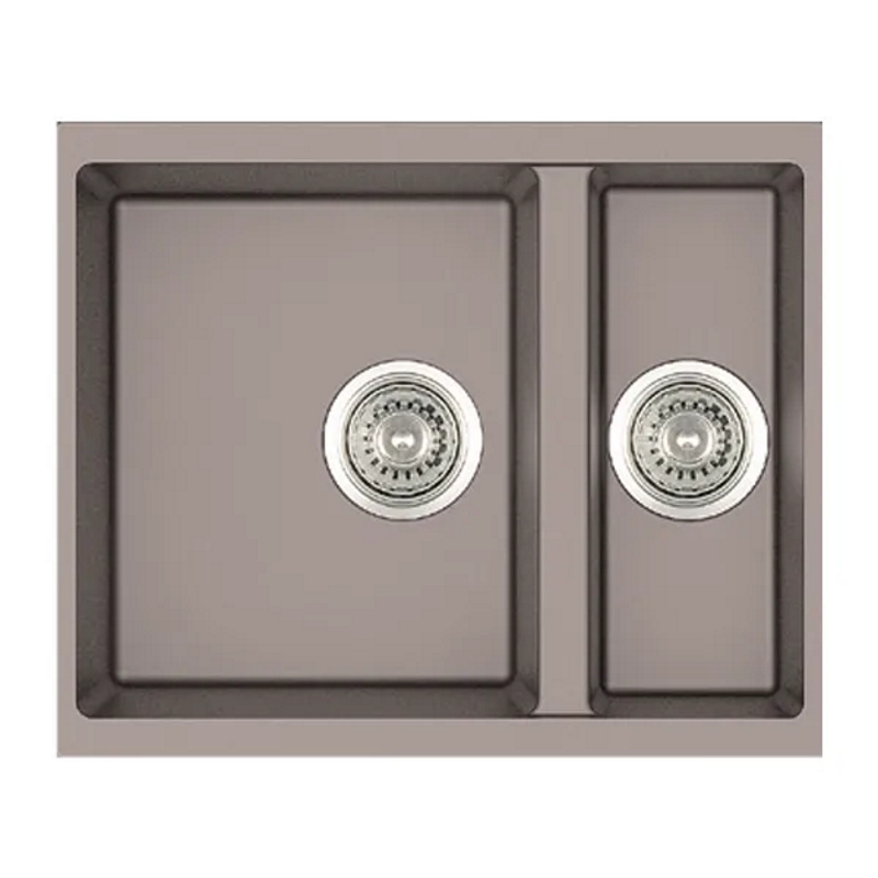 Мийка граніт Quadro 56x46x15 бетон Fabiano