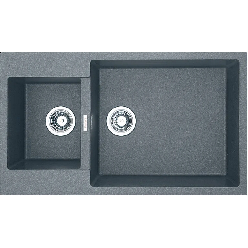 Мойка гранит Quadro 86x50x15 титаниум Fabiano