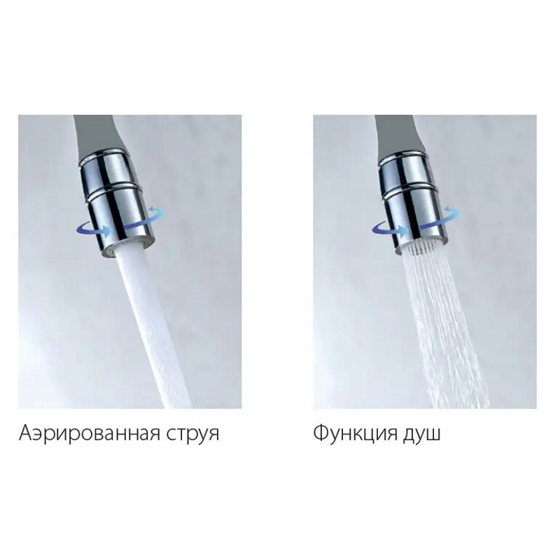 Смеситель нерж./белый FKM 3143 Fabiano