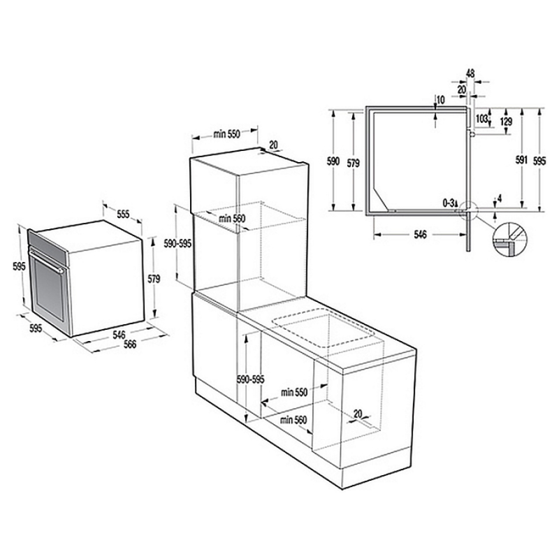 Духовой шкаф BO 798 S38BG Gorenje