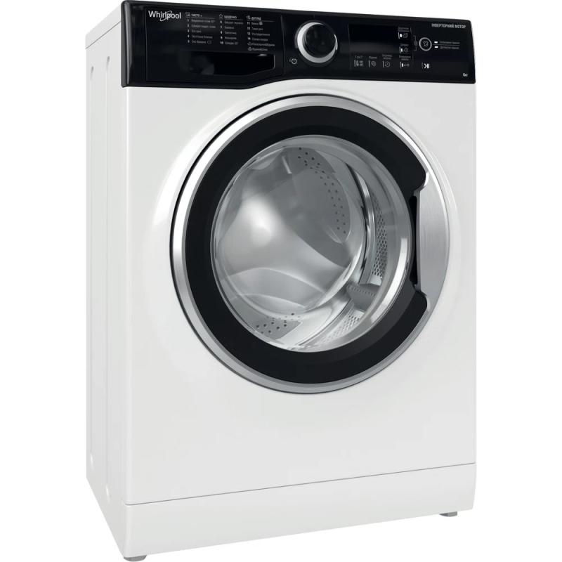 Пральна машина (фронтальна загрузка) вузька WRBSB 6228 B UA Whirlpool