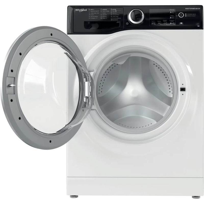 Пральна машина (фронтальна загрузка) вузька WRBSB 6228 B UA Whirlpool