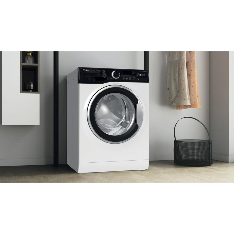 Пральна машина (фронтальна загрузка) вузька WRBSB 6228 B UA Whirlpool