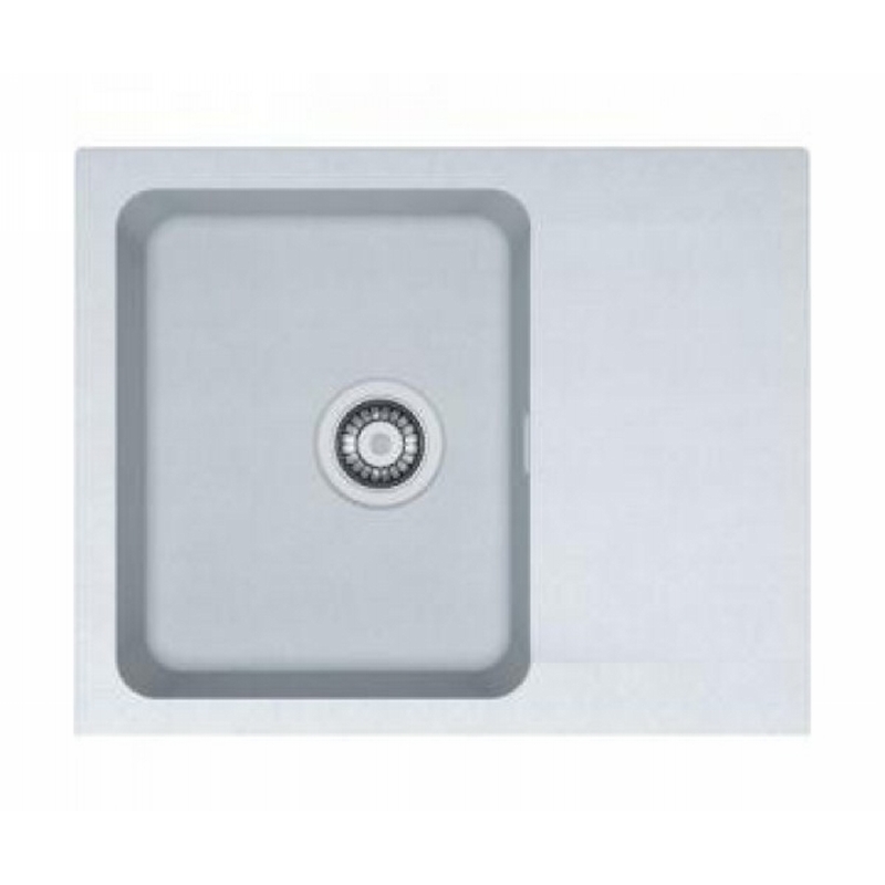 Мийка з сифоном тектонайт OID 611-62 POLAR WHITE Franke (114.0498.007) уцінка