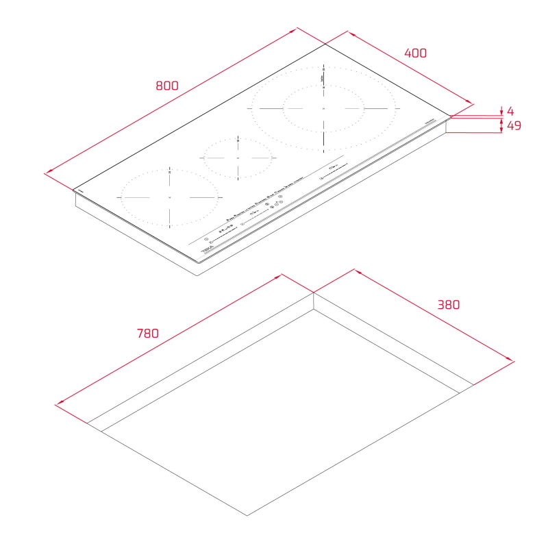 Індукційна поверхня IZC 83620 Teka (112500039) Індукційна поверхня IZC 83620 Teka (112500039)
