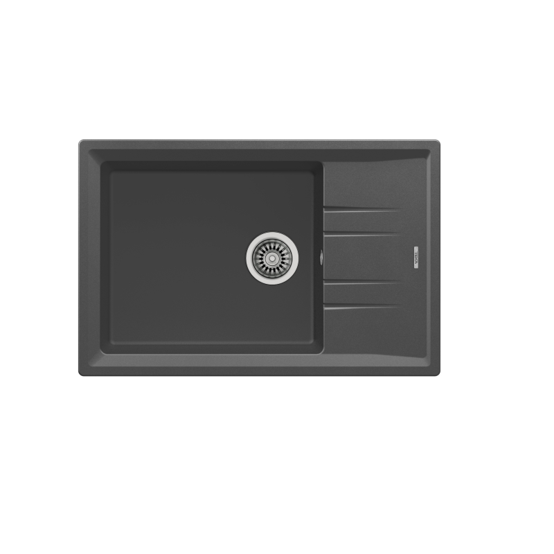 Мийка STONE 60 S-TG 1B 1D  Tegranit графіт Teka (115330034)