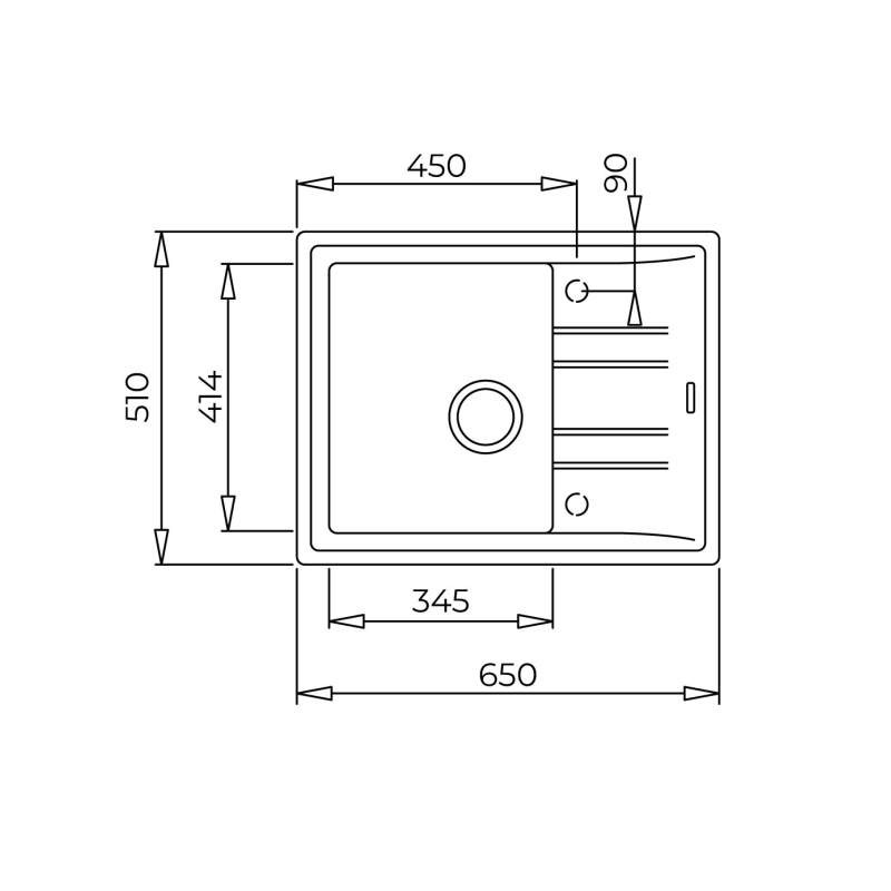 Мойка STONE 45 B-TG 1B 1D Tegranit графит Teka (115330048) Мойка STONE 45 B-TG 1B 1D Tegranit графит Teka (115330048)