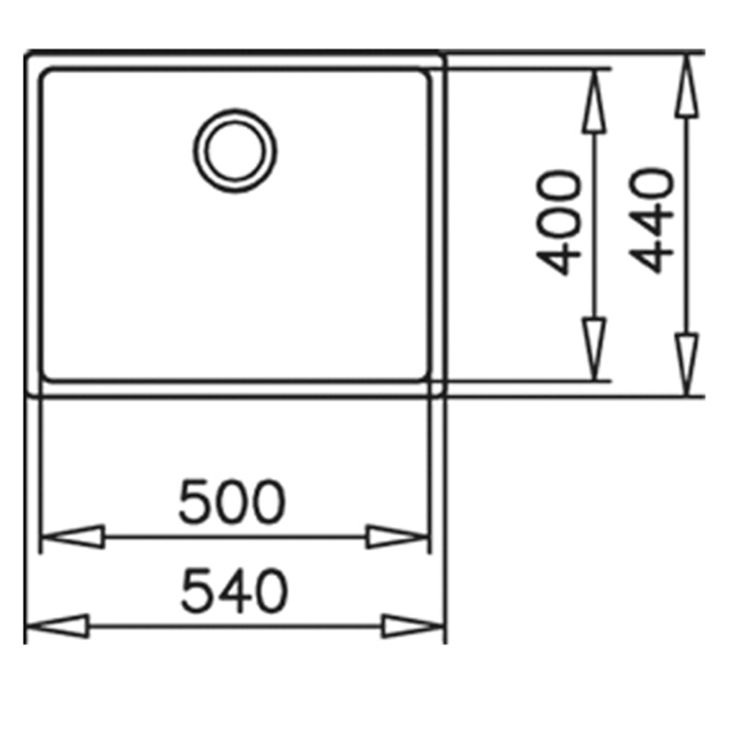 Мойка BE LINEA RS15 50.40 нерж. сталь полированная Teka (115000005) Мойка BE LINEA RS15 50.40 нерж. сталь полированная Teka (115000005)