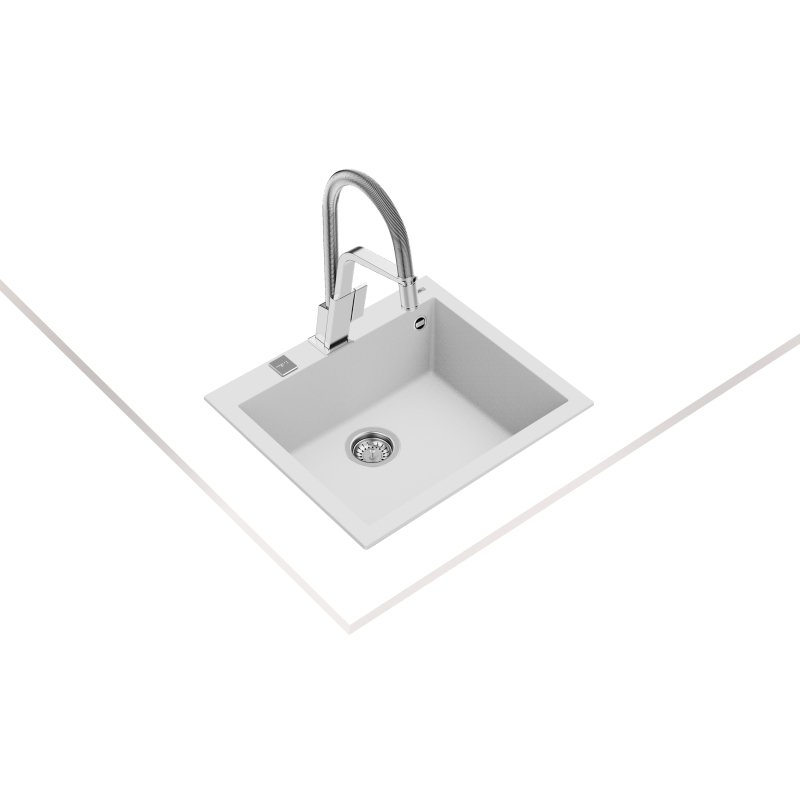 Мойка FORSQUARE 50.40 TG Tegranit ультра белый Teka (115230009) Мойка FORSQUARE 50.40 TG Tegranit ультра белый Teka (115230009)