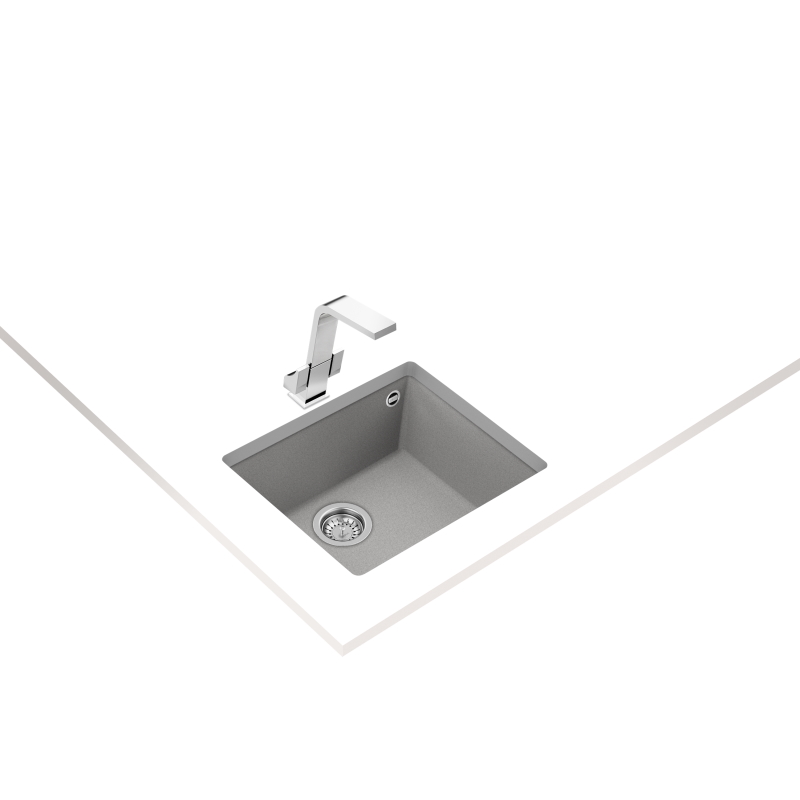 Мойка SQUARE 50.40 TG Tegranit серый (мпс) Teka (115230021)