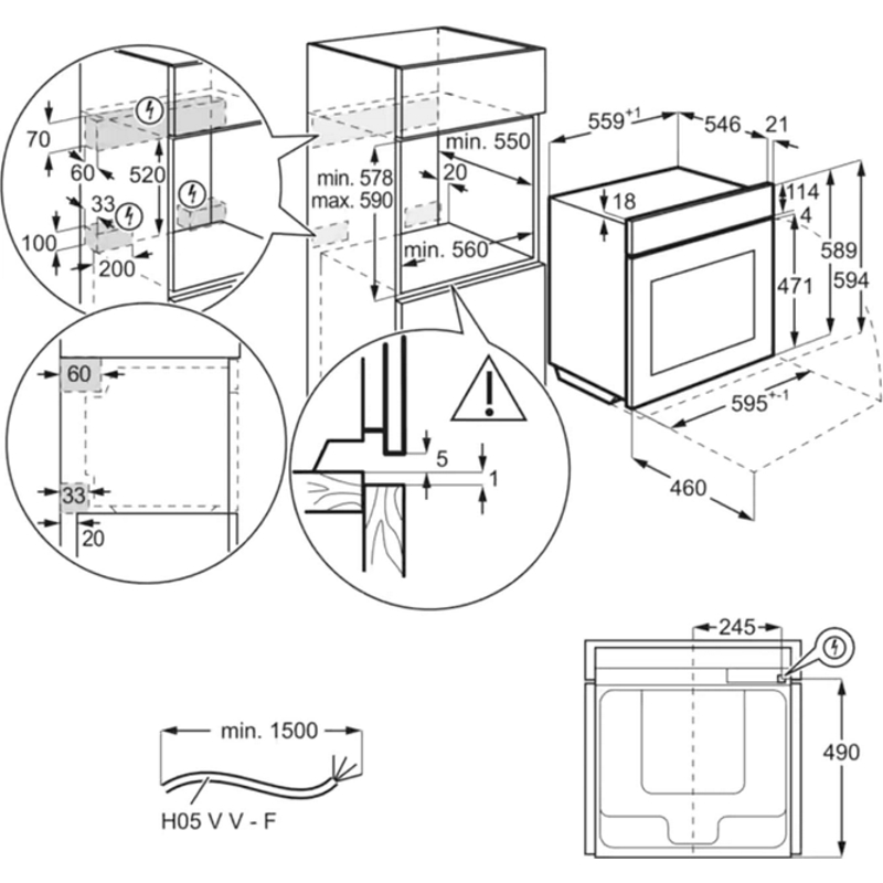 Духовой шкаф EOF3H40BX Electrolux Духовой шкаф EOF3H40BX Electrolux