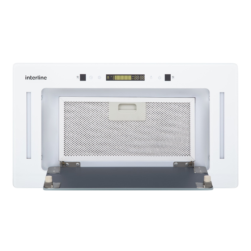 Вытяжка встраиваемая JOLLY WH A/60/GL/K белая INTERLINE