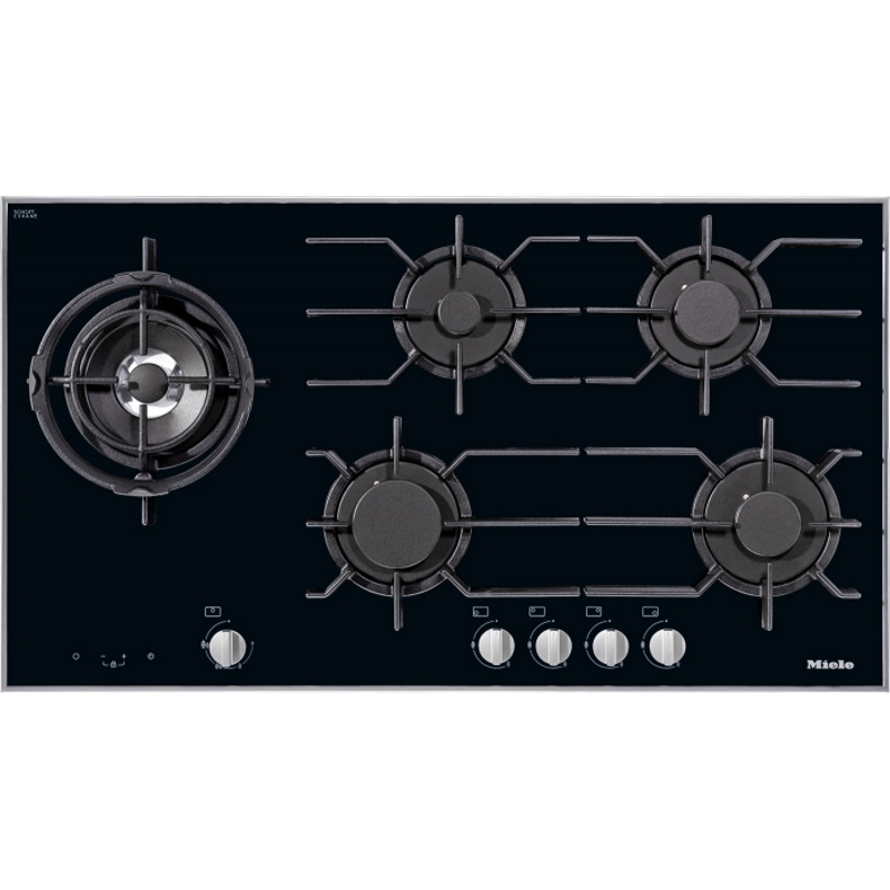 Газовая варочная поверхность KM 3054-1 черное стекло Miele