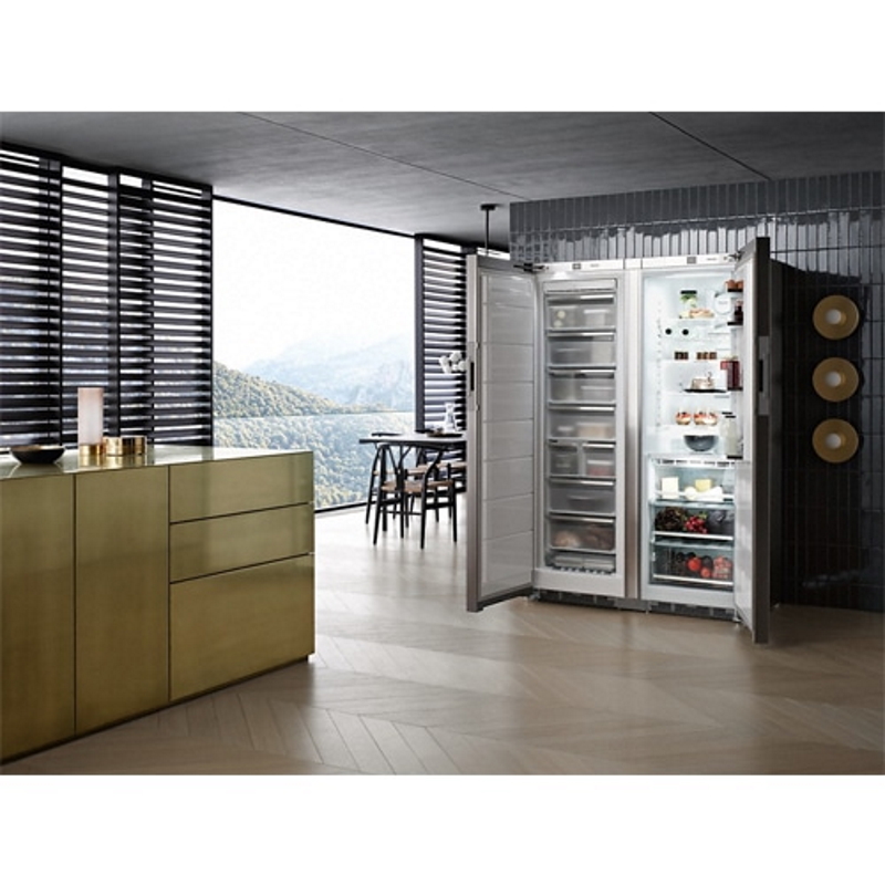 Соло морозильник FNS 28463 E нержавеющая сталь Miele