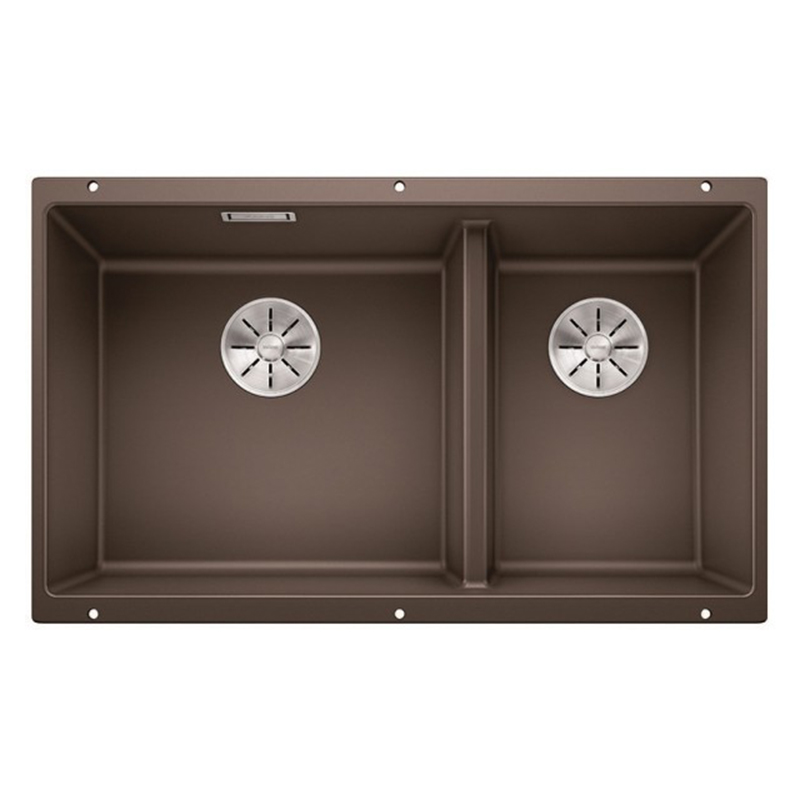 Мойка SUBLINE 430/270-U SILGRANIT (мпс.) кофе BLANCO (523160)