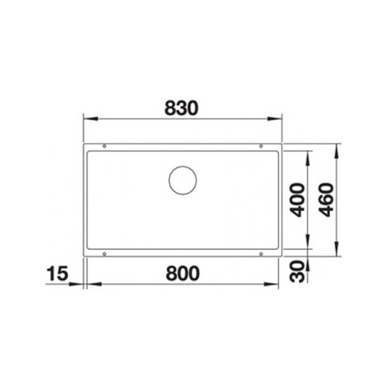 Мойка SUBLINE 800-U SILGRANIT (мпс.) черный BLANCO (526005) Мойка SUBLINE 800-U SILGRANIT (мпс.) черный BLANCO (526005)