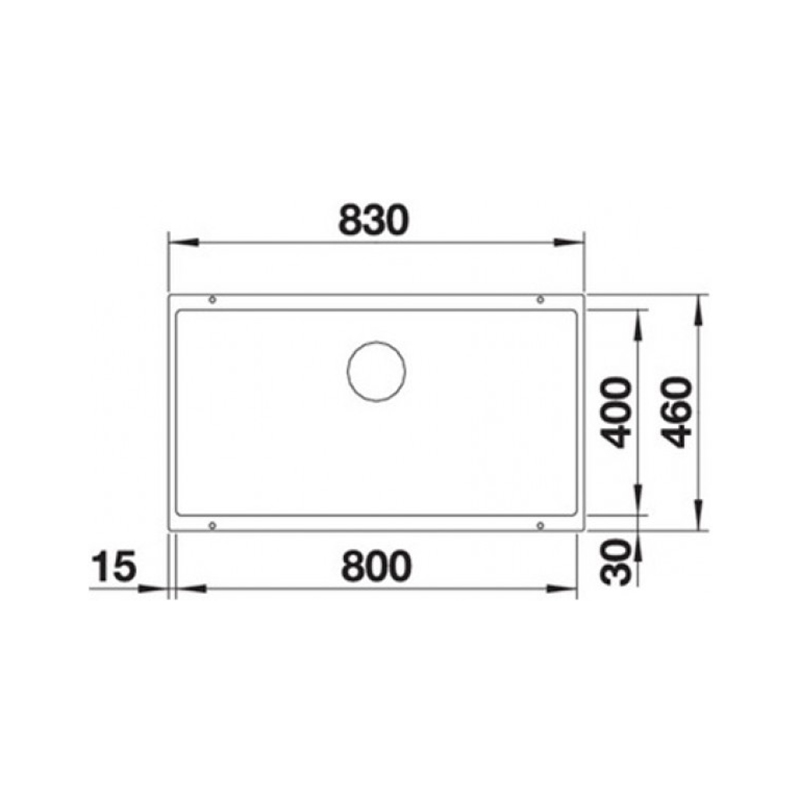 Мойка SUBLINE 800-U SILGRANIT (мпс.) антрацит BLANCO (523141) Мойка SUBLINE 800-U SILGRANIT (мпс.) антрацит BLANCO (523141)