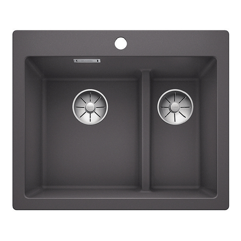 Мойка PLEON 6 Split SILGRANIT (мпс./врезная) темная скала BLANCO (521690)
