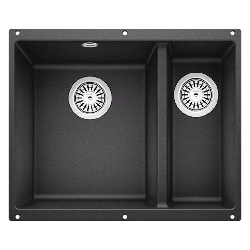 Мойка ROTAN 340/160-U SILGRANIT (мпс.) антрацит BLANCO (523077)