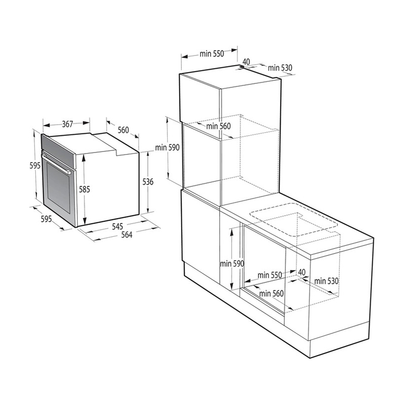 Духовой шкаф BPS6737E03X Gorenje