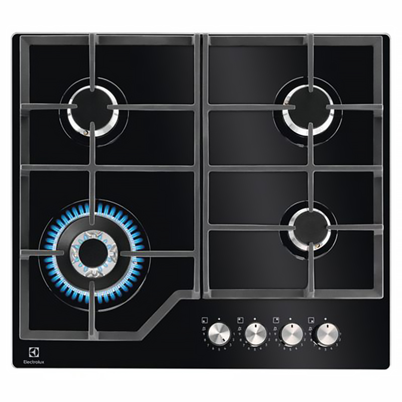 Варильна поверхня газова KGG64362K 60см чорний Electrolux Варильна поверхня газова KGG64362K 60см чорний Electrolux