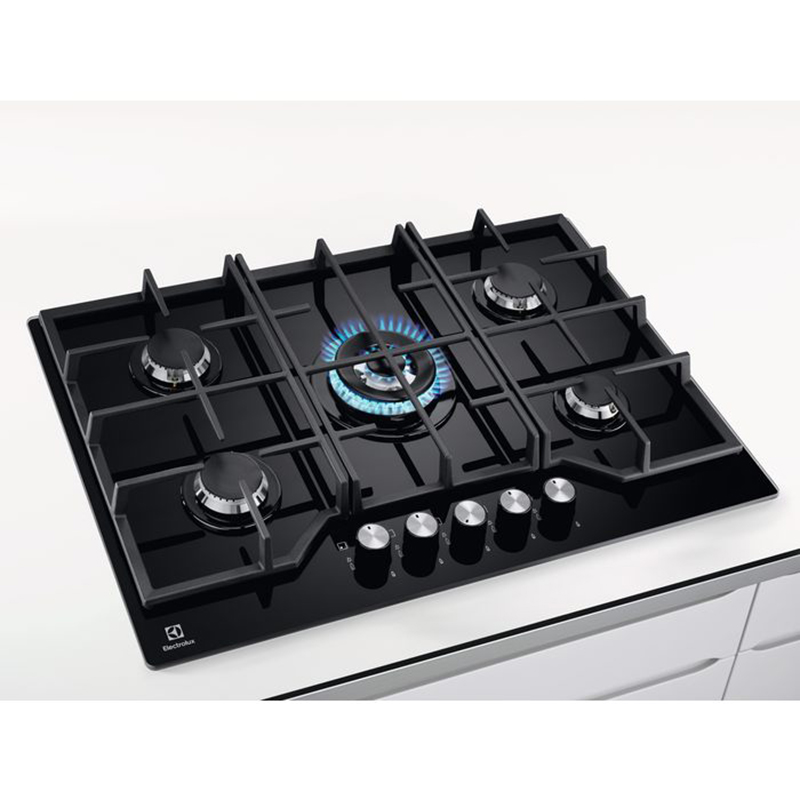 Варильна поверхня газова KGG75362K 75см чорний Electrolux
