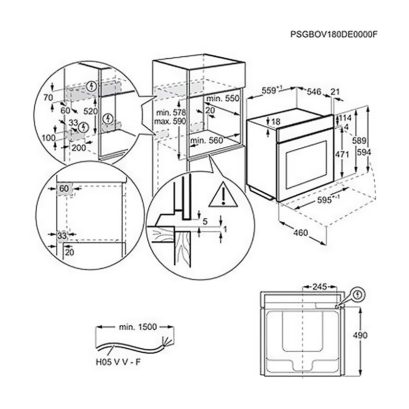 Духова шафа EOB7S31Z чорний Electrolux Духова шафа EOB7S31Z чорний Electrolux