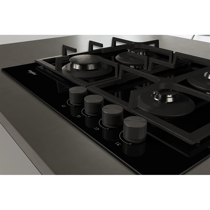 Варочная поверхность газовая GOS 6415/NB1 черный Whirlpool Варочная поверхность газовая GOS 6415/NB1 черный Whirlpool