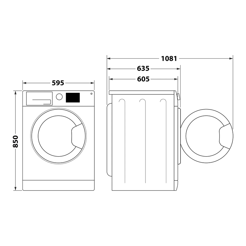 Стиральная машина FFB11469BCVUA белый Whirlpool
