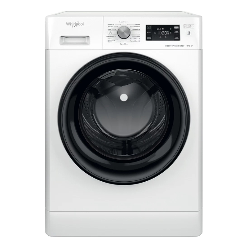 Прально-сушильна машина FFWDB976258BVUA білий Whirlpool Прально-сушильна машина FFWDB976258BVUA білий Whirlpool