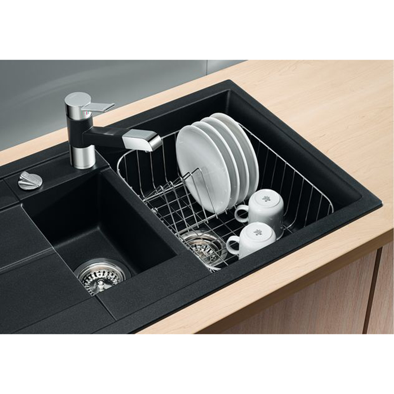 Мойка METRA 6 S Compact SILGRANIT (мпс./врезная) черный BLANCO (525925)