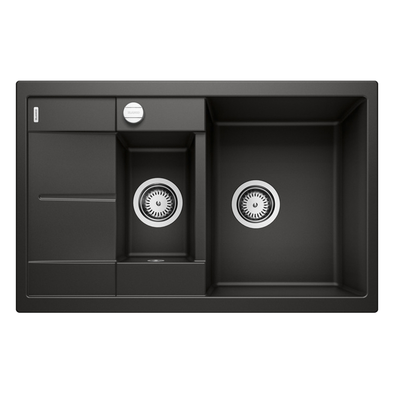 Мойка METRA 6 S Compact SILGRANIT (мпс./врезная) черный BLANCO (525925)