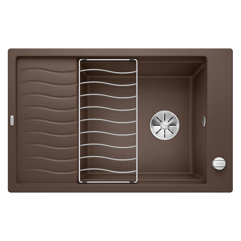 Мойка ELON XL 6 S SILGRANIT (мпс./врезная) кофе BLANCO (524843)